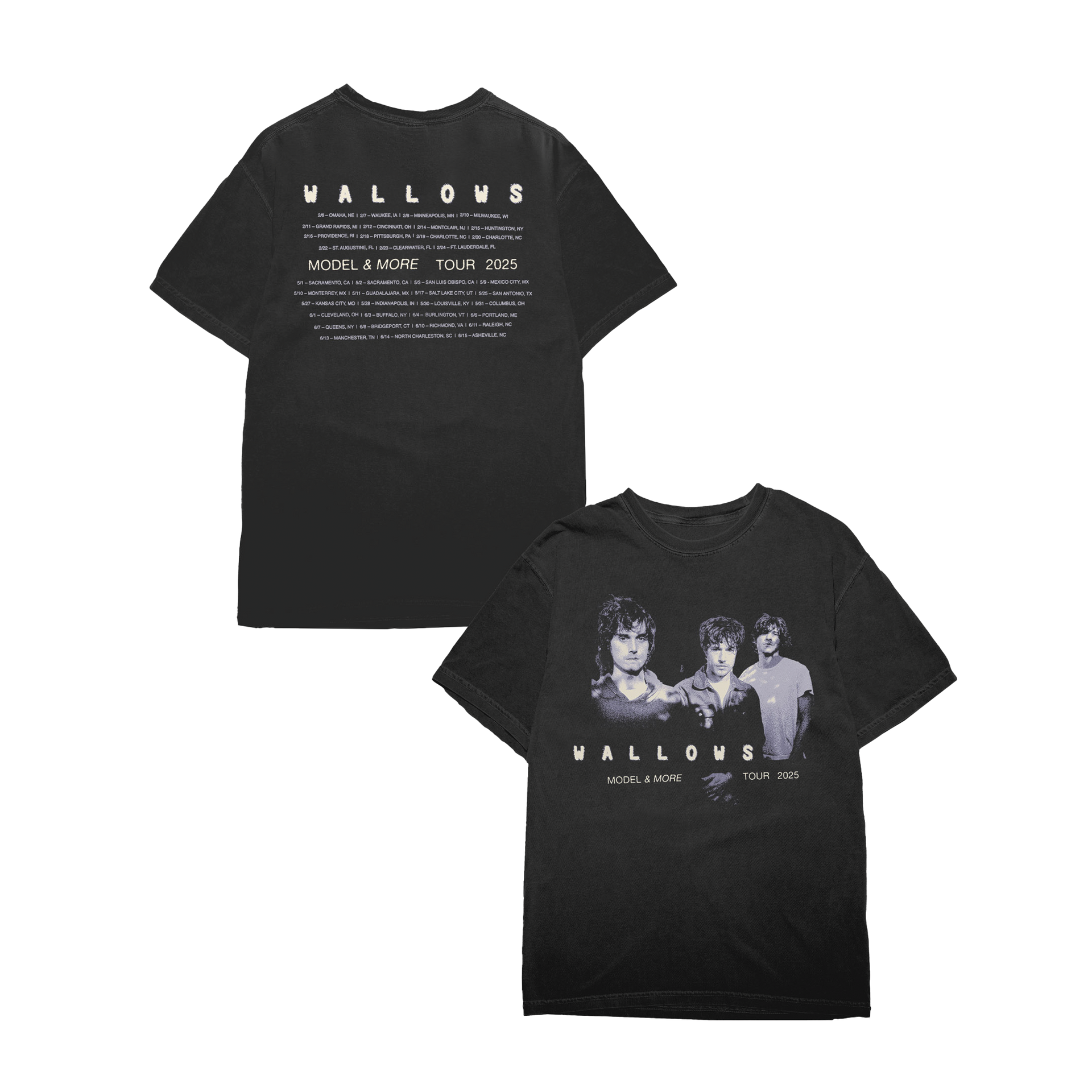 Photo Tour Tee – February-June 2025 – Wallows Store
